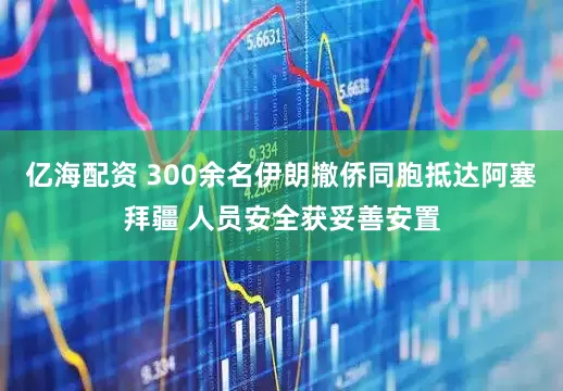 亿海配资 300余名伊朗撤侨同胞抵达阿塞拜疆 人员安全获妥善安置