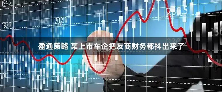 盈通策略 某上市车企把友商财务都抖出来了